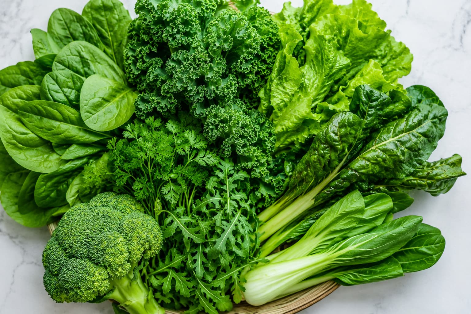 Leafy vegetables